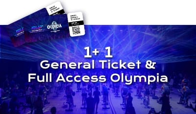 1 + 1 General Ticket & Full Access Olympia