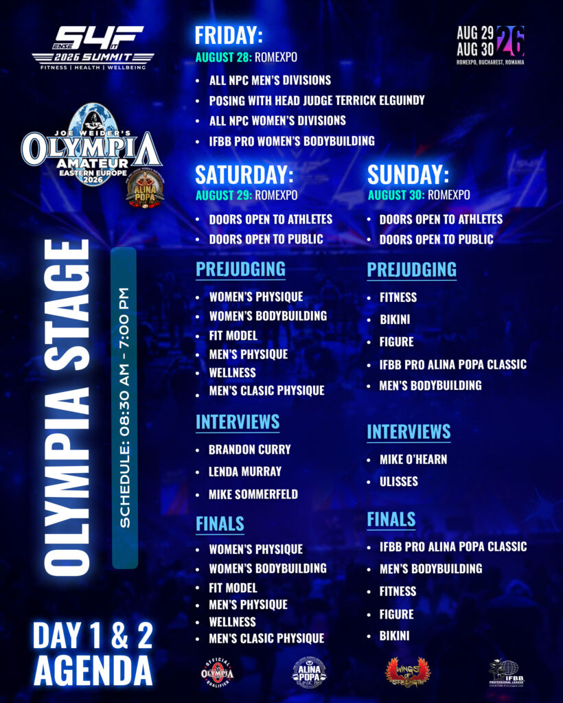 Agenda olympia - Day 1 & Day 2